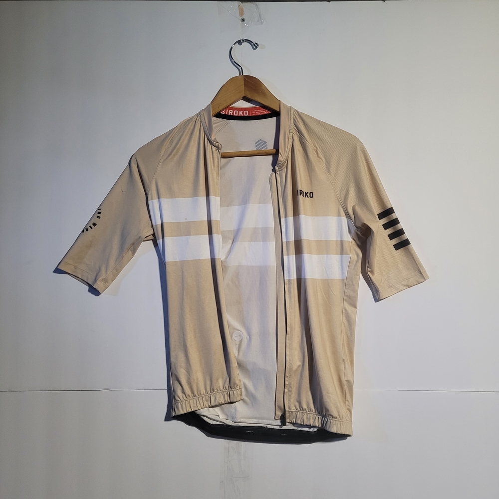 Siroko Womens Tan Cycling Shirt Size Small